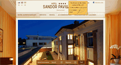 Desktop Screenshot of hotel-sandor.com